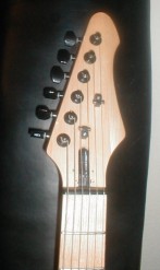 You know what that blank headstock means??? fucking hand made is what the fuck it fucking means bitch!! NOONE WILL EVER HAVE A GUITAR LIKE MINE!!!!!! EVER!!!!!!